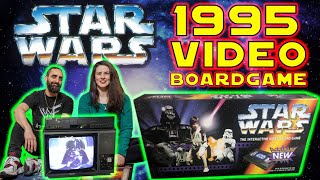 Vintage STAR WARS Video Board Game 1995 Retro Goodness REVIEW and PLAY THROUGH [upl. by Itak589]