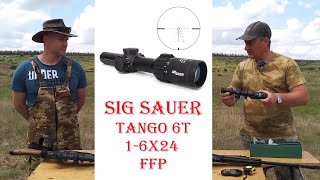 Оптический прицел SIG SAUER TANGO 6T 16X24 FFP  реплика с вопросами [upl. by Atikihc706]