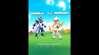 Greninja vs Infernape Pokemon Battle pokemon shorts [upl. by Eldwon715]