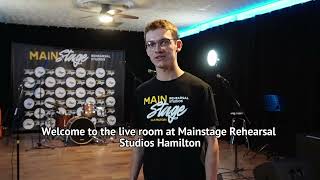 How To Record In The LIVE ROOM At Main Stage Rehearsal Studios Hamilton [upl. by Llydnek599]