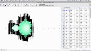 Conjunto de Mandelbrot en Geogebra manual [upl. by Vange]