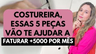 5 peças lucrativas e simples de costurar [upl. by Monique]