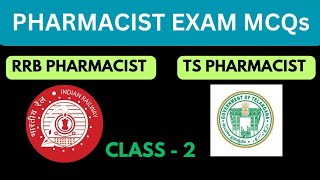 MCQs on RRB PHARMACIST and TS PHARMACIST I HLB Scale explanation I PHARMAPEDIA [upl. by Ttirrej]