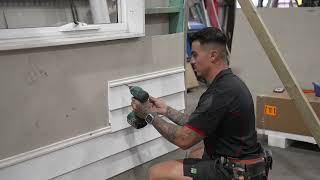 Do It Yourself DIY Joining of Wall Cladding Boards [upl. by Cedell]