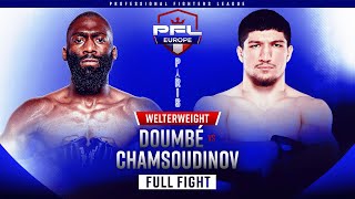 Cédric Doumbé vs Baissangour Chamsoudinov  PFL Europe Paris FULL FIGHT [upl. by Christianson]