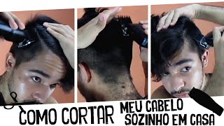 TUTORIAL COMO CORTAR O CABELO SOZINHO EM CASA  AprendacomEdu [upl. by Lammond]