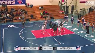 New London Basketball Highlights vs Waterford High School Girls 2124 [upl. by Durtschi]