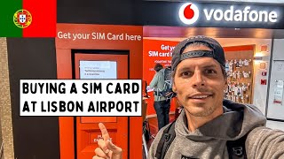 Buying a Sim Card at Lisbon Airport in 2024 [upl. by Nehtanoj]