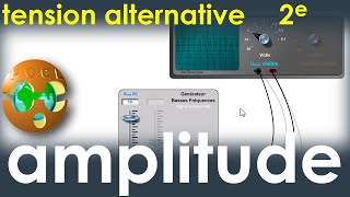 AMPLITUDE dune tension alternative  Oscilloscope  PhysiqueChimie  lycée [upl. by Retsbew581]