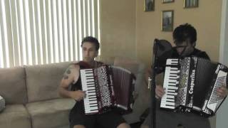 Roberto Milanese and Bobby Zani on the accordion Campagnola Bella [upl. by Andi709]