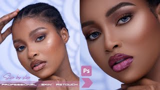 Professional Skin Retouch in Photoshop  Free Brush photography photo photoshop retouching [upl. by Nolie796]