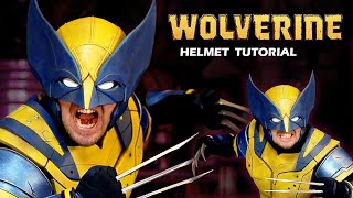 How to Make Wolverines Helmet  Free Templates  Wolverine Cosplay Cowl Foam Mask DIY [upl. by Aneer]