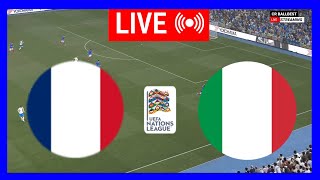 🔴En Direct  France vs Italie  Ligue des nations de lUEFA  Flux de match complet [upl. by Terces]