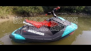 Sea Doo Spark Trixx 2017 ride 1080p more fun than RXP 300 Jet Ski [upl. by Lorn]