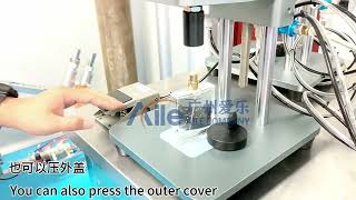 Perfume collaring machine for bottle neck beauty [upl. by Yrellam]