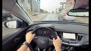 Opel Grandland X  fully specced 20 blueHDI  4K POV Test city Drive [upl. by Araiek643]