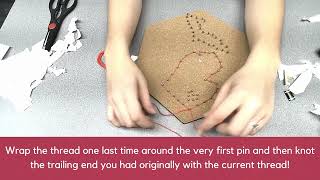 Get Crafty Cork Board String Art [upl. by Acirahs]