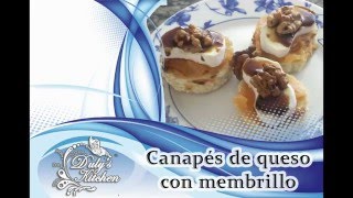 Canapés de queso con carne de membrillo 18 [upl. by Odnalra]