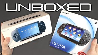 Unboxing a NEW PSP from 2005 and PS Vita from 2011 [upl. by Assirahs]