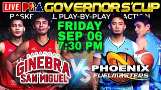 🔴LIVE BRGY GINEBRA vs PHOENIX Fuel Masters  PBA GOVERNORS CUP PlaybyPlay Reaction [upl. by Couq]