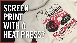 Better Than Direct To Film How To Screen Print TShirts with a Heat Press [upl. by Dlared]