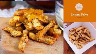 How to Cook Jicama  how make keto french fries  Cow Carb fries Jicama Fries [upl. by Pownall]