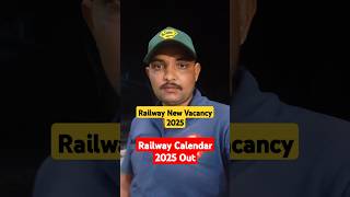 Railway Calendar 2025 OutRailway New Vacancy 2025 [upl. by Bryant]