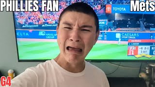 Phillies Fan Reacts to Game 4 loss vs Mets ELIMINATED 2024 MLB NLDS [upl. by Saddler]