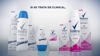 Rexona Clinical ahora en aerosol y roll on [upl. by Outhe]