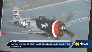 Evansville Wartime Museum to host Planes Trains and Santa Claus event [upl. by Nortyad612]