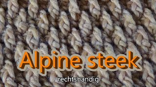 Haken  tutorial 564 Alpine steek [upl. by Purity]