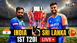 IND vs SL 1st T20I Live India vs Sri Lanka Cricket Match  Surya Kumar Yadavs Captaincy Debut [upl. by Eisej]