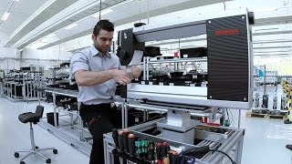 BERNINA Q 24 – Manufacturing of the BERNINA Longarm Quilting Machine in Switzerland [upl. by Laird823]