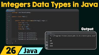 Integers Data Types in Java  Practice [upl. by Dee]