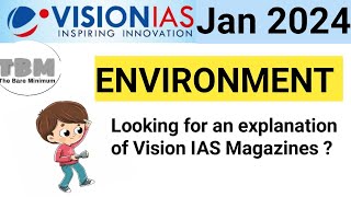 Environment  Vision IAS Monthly Magazine  Current Affairs  January 2024 [upl. by Eadrahs369]