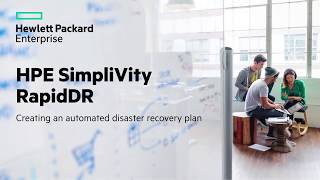 HPE SimpliVity RapidDR Recovery Plan Demo [upl. by Victorie718]