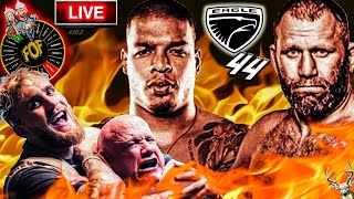 🔴EAGLE FC 44 Kharitonov vs Spong  Evans vs Checco  Jake Pauls Dana White Diss Track  MMA NEWS [upl. by Iclehc]