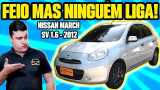 NISSAN MARCH 16  BARATO ECONÔMICO ANDA BEM e NÃO QUEBRA Avaliação [upl. by Caia]