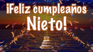 🎈NIETO Feliz Cumpleaños 🎉Hermoso video de cumpleaños 🎁 Tarjeta de Felicitación [upl. by Andrei952]