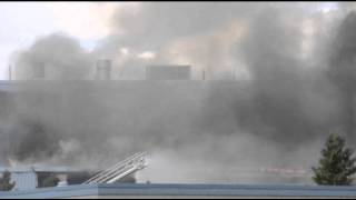 Raw Video Deadly Explosion at Minn Paper Mill [upl. by Rtoip115]