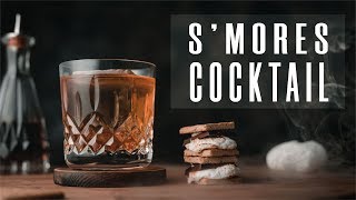 Smore Old Fashioned  How to make a Smore cocktail recipe [upl. by Dnumyar]