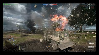 Battlefield 1 Artillery truck plane kills 16 [upl. by Catie]