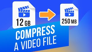 How to Compress a Video File without Losing Quality  How to Make Video Files Smaller [upl. by Ailaroc]