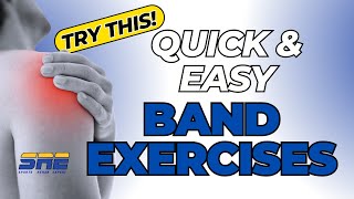 Shoulder Pain Relief Exercises with Bands Underappreciated Shoulder Pain Exercises [upl. by Lud]