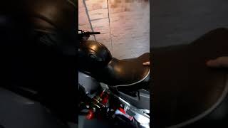 Honda ST1300 Pan European motorcycle front seat removal [upl. by Kcyred]