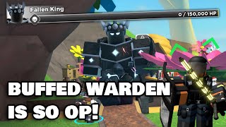 Buffed Warden is better than Gladiator now 🗣️ TDS  Roblox [upl. by Weitzman290]