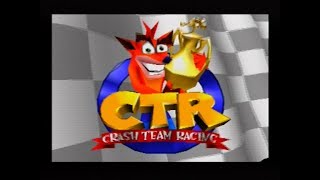 Gameplay Ps1  Crash Team racing PAL FR Course 1 1999 [upl. by Hgieloj]