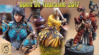 Exposition de peinture sur figurines Open de Touraine 2017 [upl. by Los254]