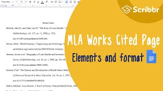 MLA Works Cited References and Formatting  Scribbr 🎓 [upl. by Mushro]