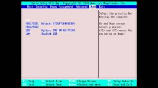 Toshiba HowTo Setting The System Boot Priority in Bios [upl. by Enirbas]